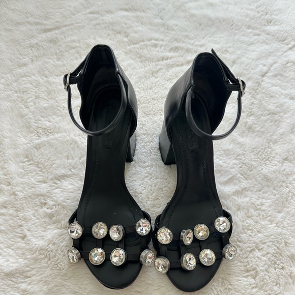 Alexander Wang women sandals with crystals size 36,5 US Authentic - Picture 1 of 9